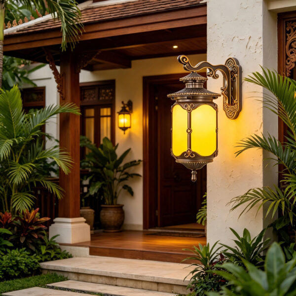 European Outdoor Wall Lamp, Waterproof, for Corridor, Courtyard and Villa Gate
