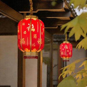 All-Copper 2026 Waterproof Balcony Palace Lantern, Chinese Red Hanging Decor
