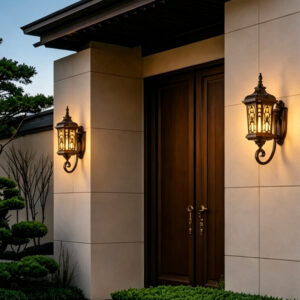 European Outdoor Wall Lamp, Waterproof and Insect-Resistant, for Stairs and Corridor