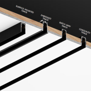 Modern Surface Mounted DC48V Tuya App Smart LED Magnetic Spot Light Track Lights Lighting System Linear Rail Magnetic Track Rail