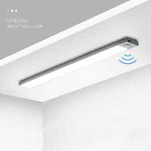 Modern Ultra-Thin Rechargeable LED Cabinet Light Three-Color Motion Sensor Human Body Induction Kitchen Closet Home-5V Aluminums