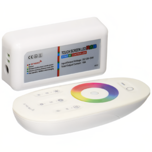 2.4G RF Wireless LED RGB Controller Full Touch Dimming Remote Control With 12-24V Output for RGB Strip Light 6A Current