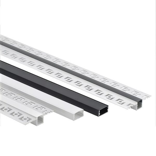Recessed LED Aluminum Profile Channel for Linear Lighting System LED Strip Installation Architectural Lighting