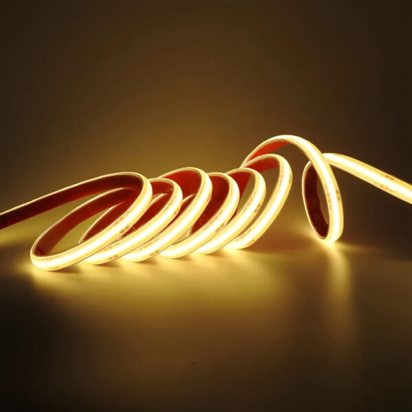 High Voltage 220v Led Strip 110v Driverless Ip65 Waterproof Dot Free 100m Roll Cob Led Light Strip