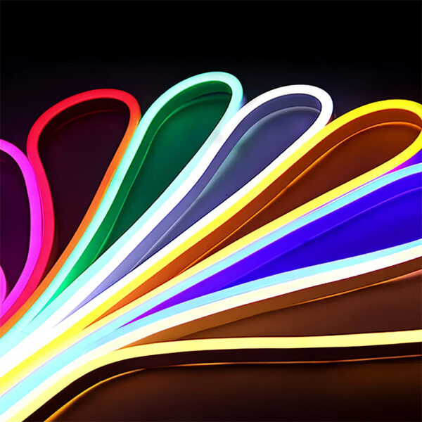 Factory 220V LED Neon Flex Strip 5*11mm 8*16mm SMD 2835 12V 110V IP65 Flexible Soft PVC for Outdoor Advertising