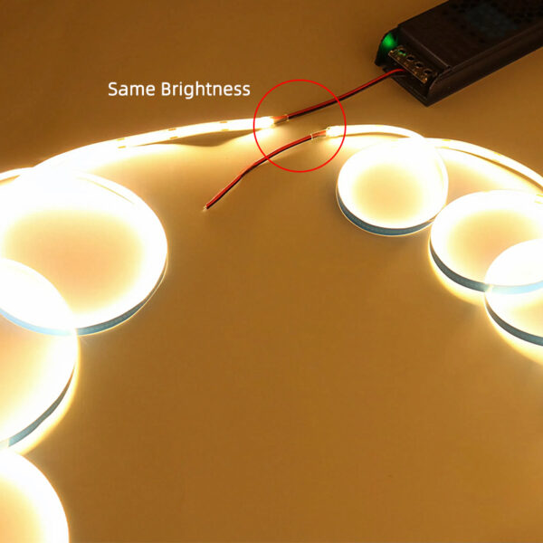Factory Manufacturer 324LED Cob LED Strip Light 24V Flexible Tape Lights IP20 3000K/4000K/6500K LED Strip