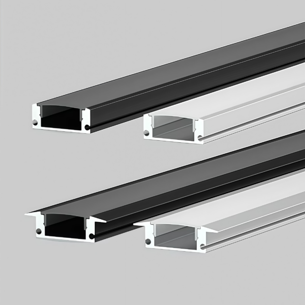 Shenzhen Pure Aluminium LED Profile Light Gutter for LED Strip Recessed Aluminum Drywall Channel Diffuser Perfiles De Aluminio