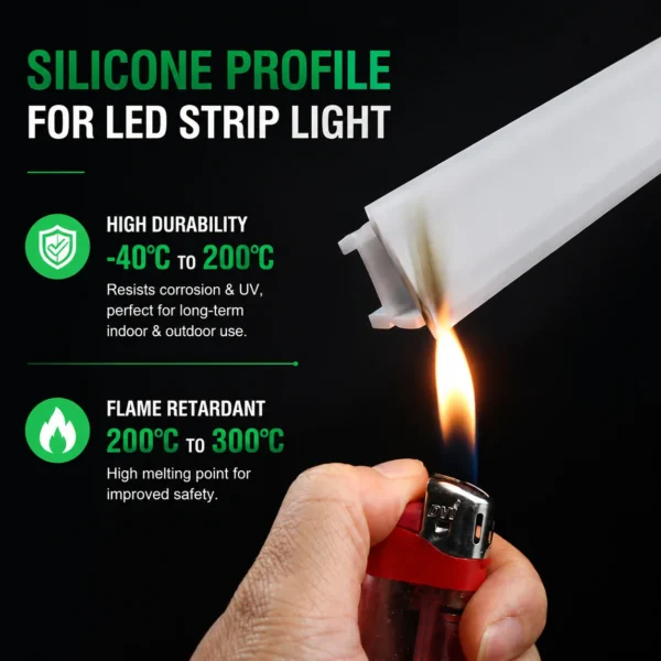 Customized Flex Bendable Free Cutting Led Silicone Tube Channel Insert Type Recessed Led Flexible Neon Strip Light