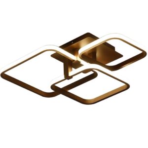 Modern Acrylic Chandeliers 3 LIGHT Pendant Lights for Living Room Bedroom Kitchen Room LED  Ceiling Lights Black Color