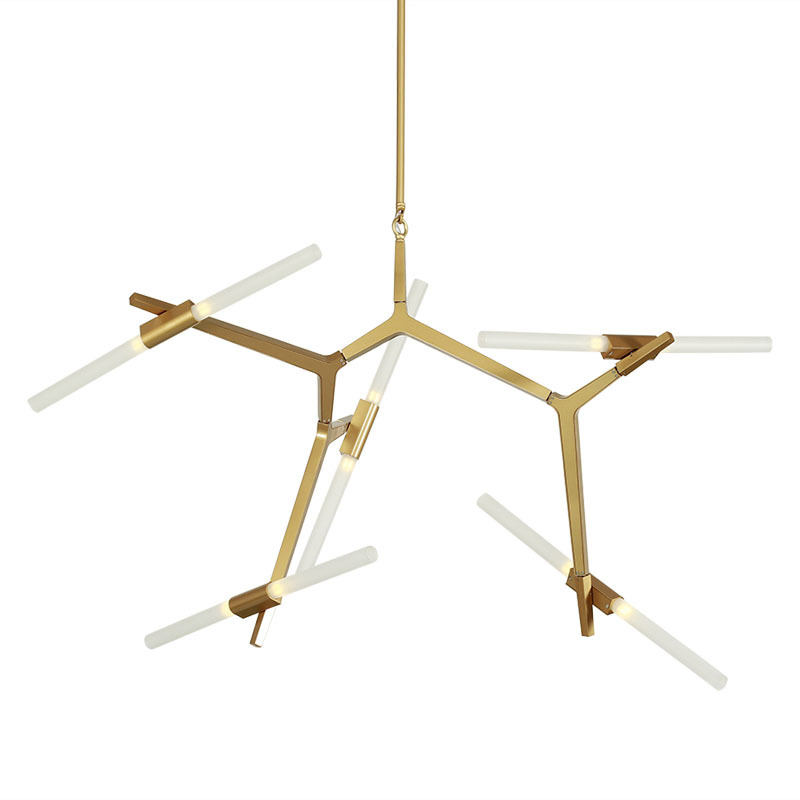 Designer Roll Hill Pendant Lamp Nordic Modern Minimalist LED Creative Herringbone Branch Chandelier