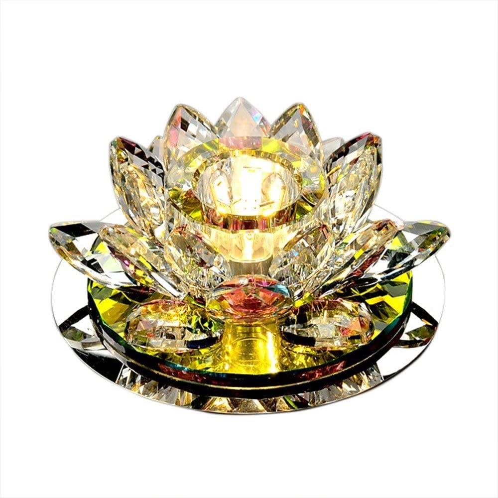 3W AC90-260V Modern LED Crystal Lamp Aisle Light Corridor Lamp Hall Lighting Pumpkin Flower Lights