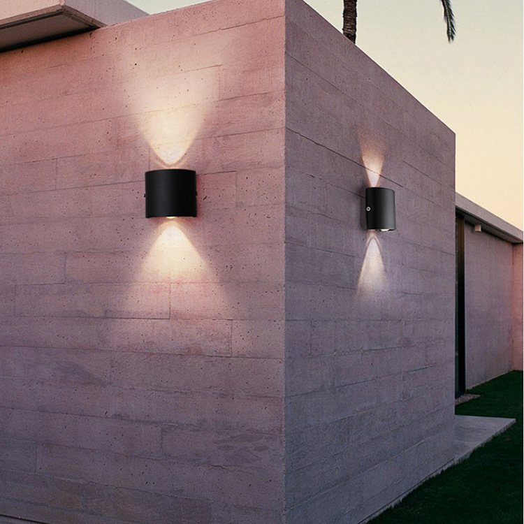 Outdoor Lighting Led Wall Sconce Waterproof Four Direction Ways Wall Mount Light Modern Lamp Fixture