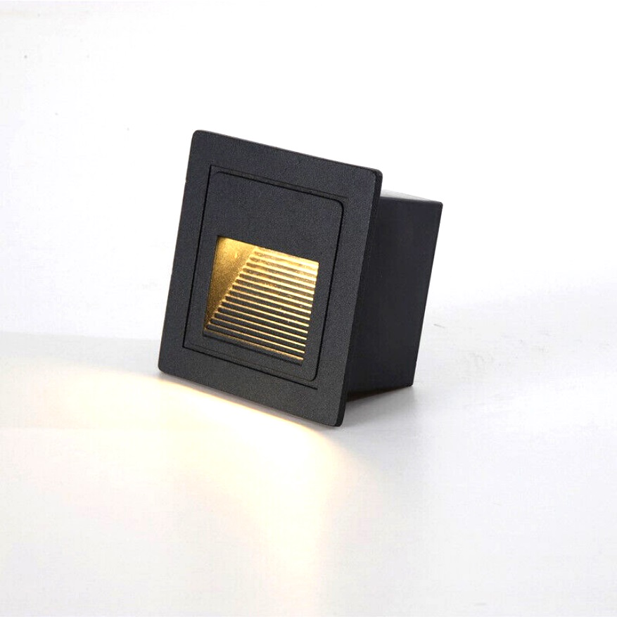 Outdoor 3W and 5W LED Wall Light Fixture Waterproof Corner Lamp Stair Wiring Box Bridge