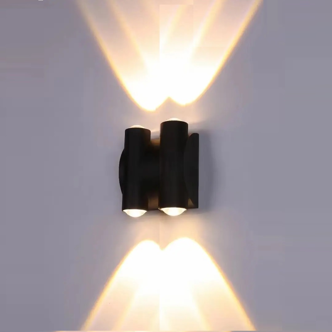 Outdoor Wall Porch Lights up and Down 4W LED Wall Light Fixture for Garden Bedroom Living Room Front Door