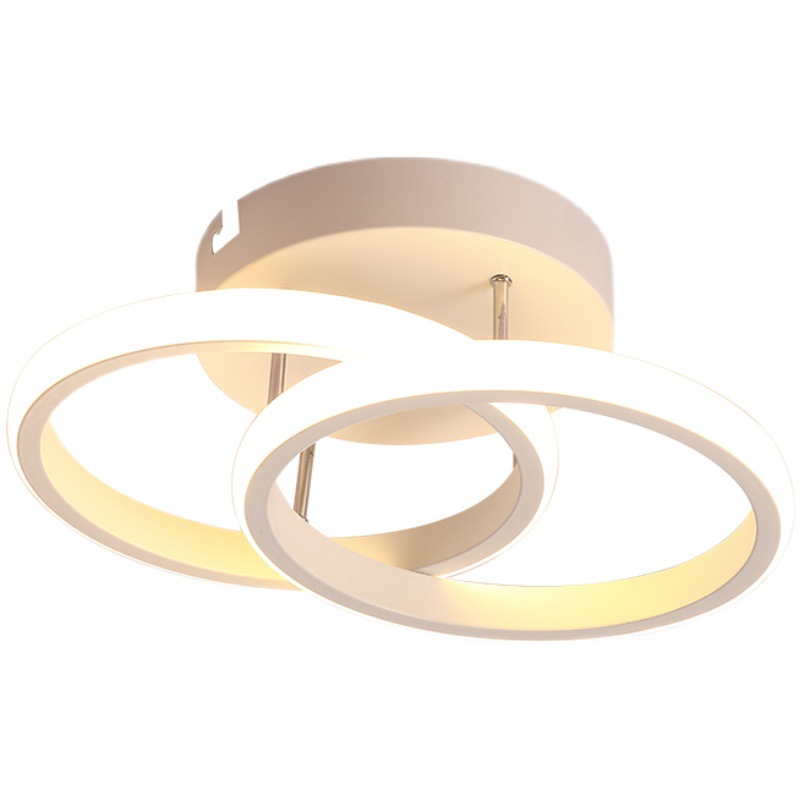 Ceiling Lights for Room Hallways Corridor 22W 25W 28W Cold Warm Light Black LED Fixtures Ceiling Lamps for Living Room Lighting