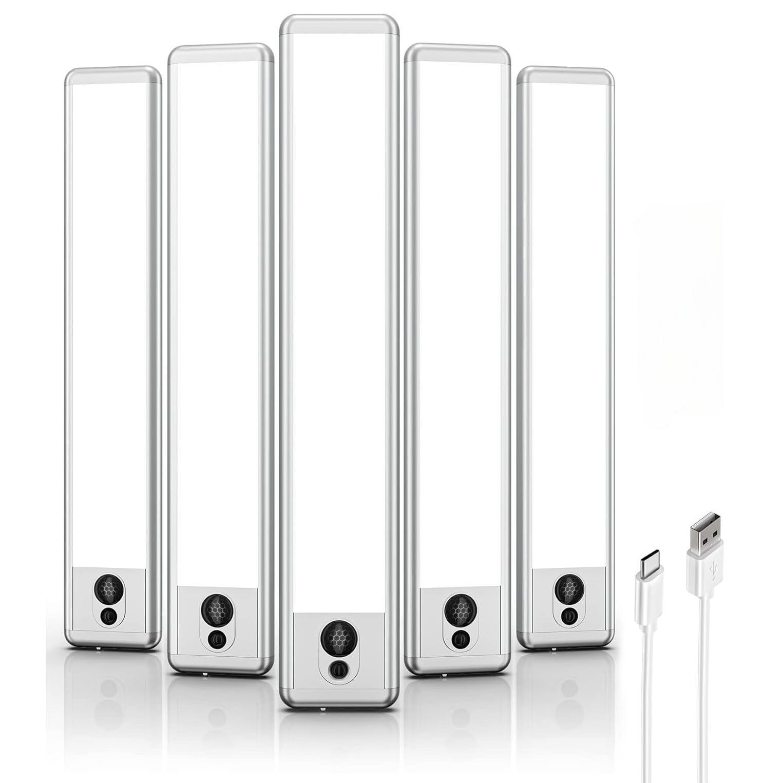 Wholesale Under Cabinet Motion Sensor Light 3000K/4000/6000K Kitchen Wardrobe Stairs Night Light 20cm 30cm  Led Cabinets Lights
