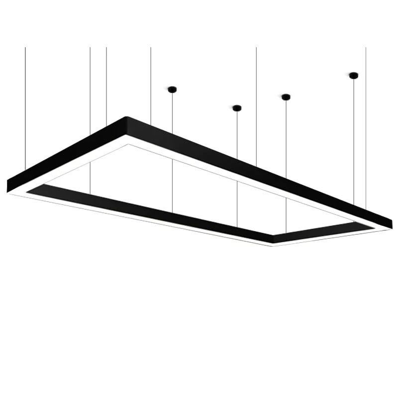 8FT LED Linear Light Selectable Suspended Fixture Led Linear Ceiling Light 4ftled Shop Light for Office Retail Showroom