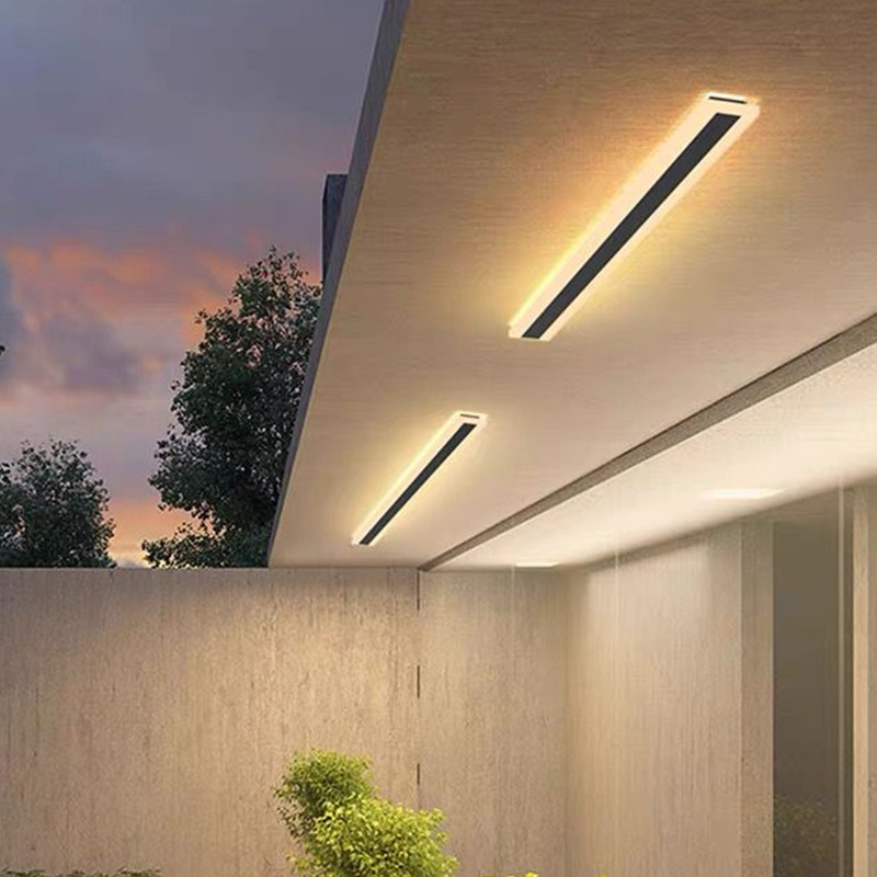 Indoor Outdoor LED Balcony Terrace Long Decoration Lighting Lamp Waterproof Ip65 Wall Light for Garden Living Room Wall Wash