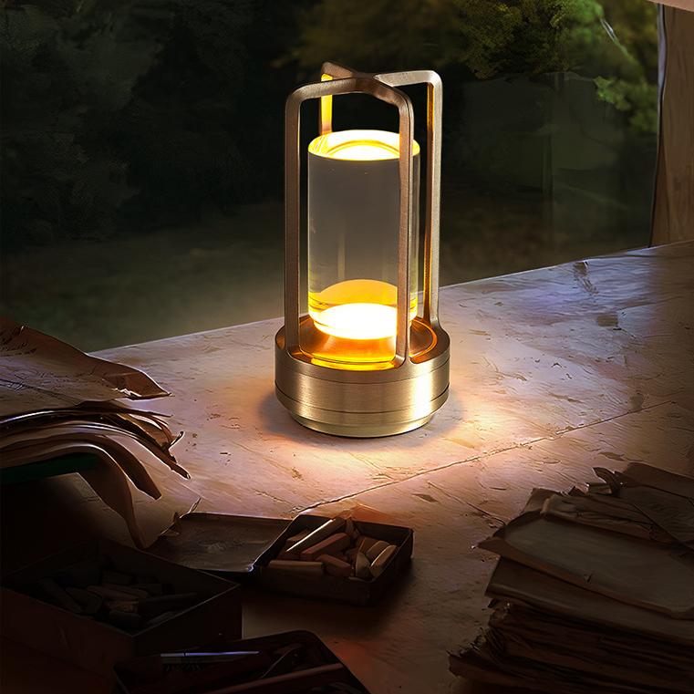 Outdoor Desk Modern Bedroom Light Rechargeable Bar Cordless Restaurant with USB Charging Port Cordless Portable LED Table Lamp