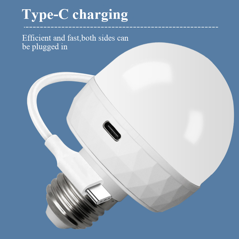 Quality Rechargeable 5W LED Light Bulb with 7-15 Hours Remote Control for Multiple Scenarios Wall Lamp Emergency