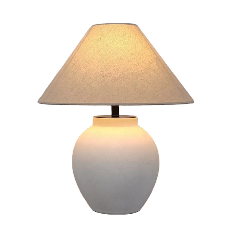 Style Ceramic Table Lamp LED Novelty Design Modern AC Powered Convenient Home & Hotel Decor