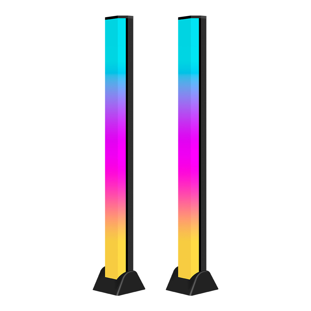 USB RGB LED Light Bars Desktop Atmosphere Lamp TV Backlights Music Sync Ambient Lamp 24Key Remote Control for Gaming Room Decor