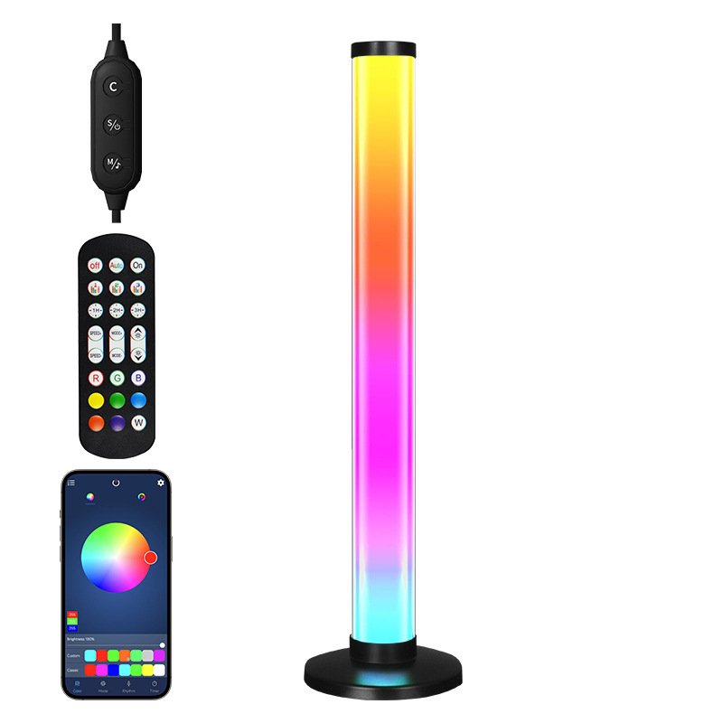 Smart Blueteeth LED Light Strip Remote 360RGB Color Changing TVBacklight DIY Music Rhythm Festival Atmosphere Decor Gaming Light