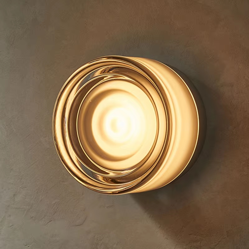 Led Wall Lamp Minimalist Wavy Acrylic Design Light for Bedroom Bedside Hotel Homestay Corridor Stair Background Wall Lighting