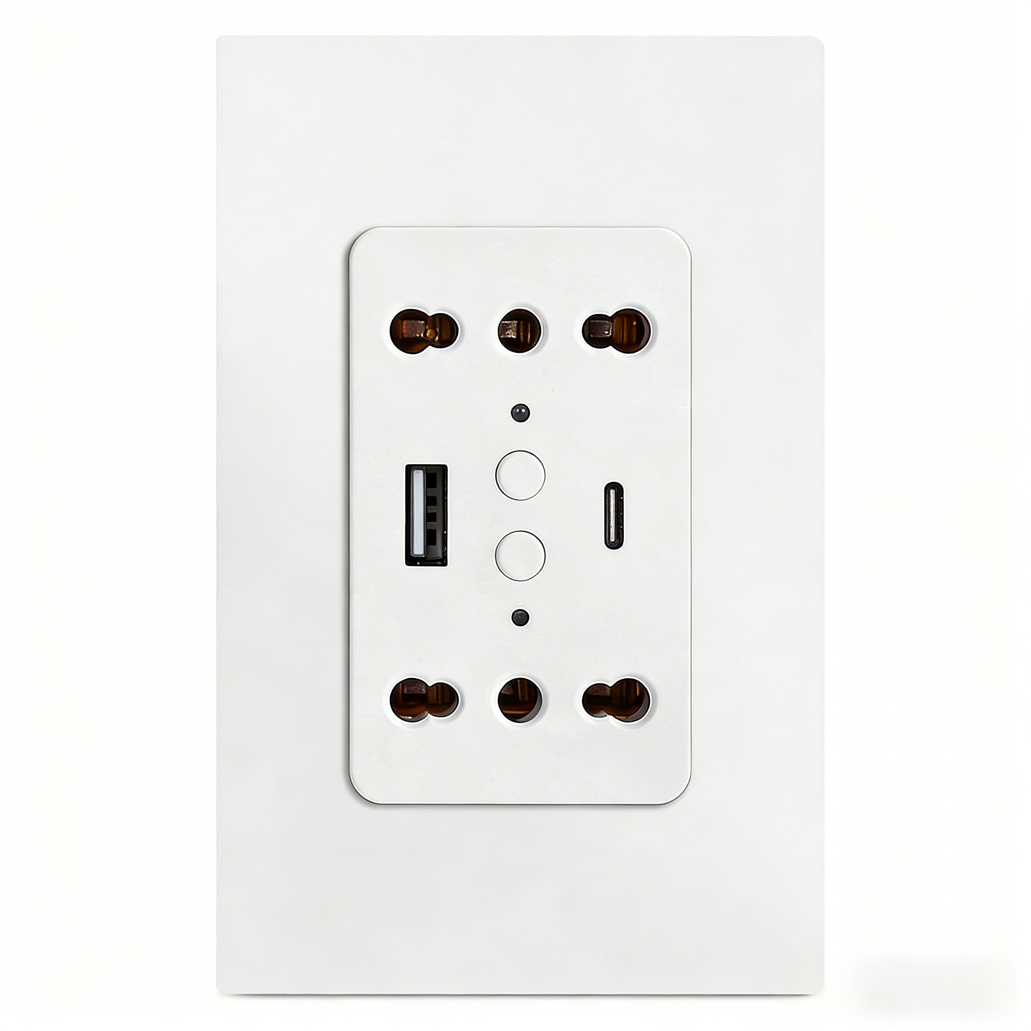 Us Smart Wall Socket Pd20W Wifi Enabled App Control for Home Hotel Office Bedroom Living Room Multi Port Usb Charger