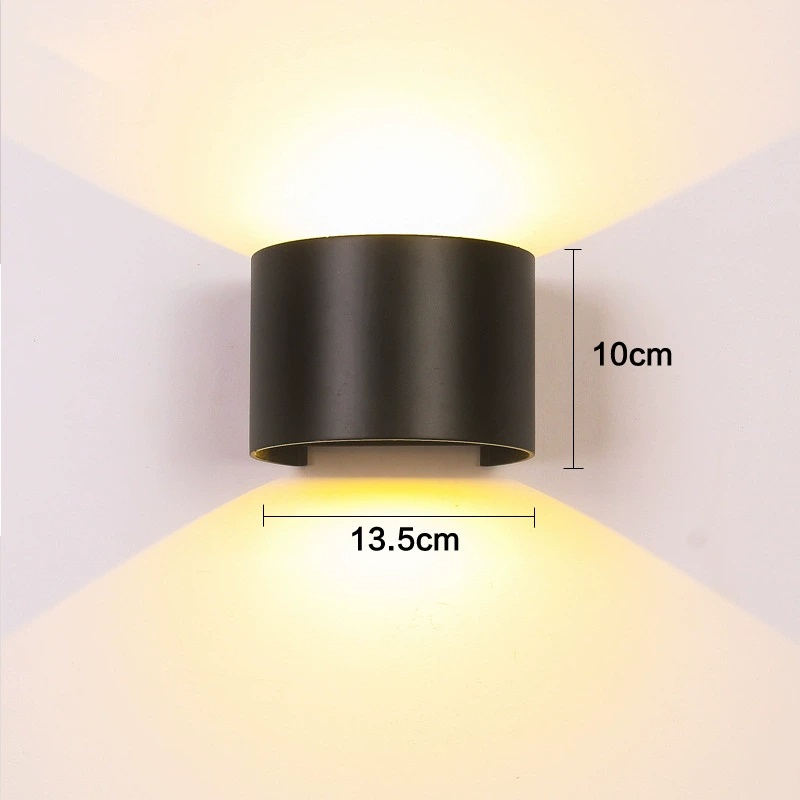 5W Indoor Outdoor Hidden Wall Mounting Humanized Design Modern Led Wall Light up Down Cube