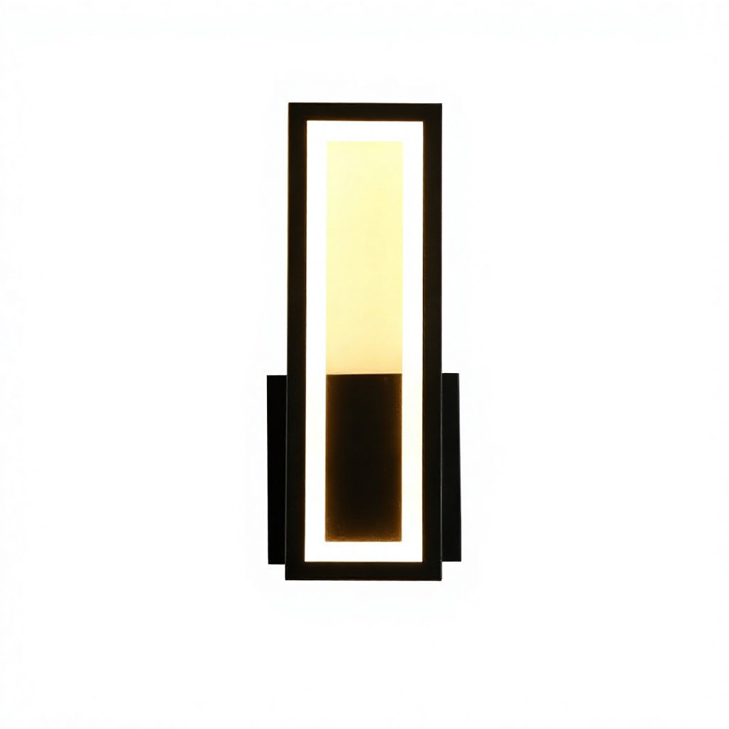 Wall Sconces Lron LED Modern Minimalist Bedroom Headboard Iron Wall Lamp with Square Shade Dimmable Luxury Lighting