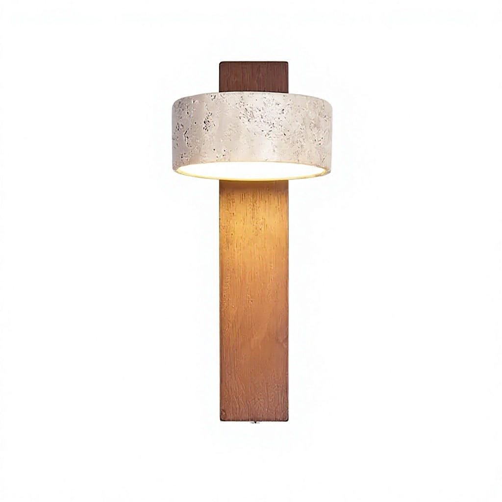 Huangdongshi Stone LED Wall Lamp 12W Bedroom Bedside Homestay Hotel Indoor Atmosphere Corridor Switch Control