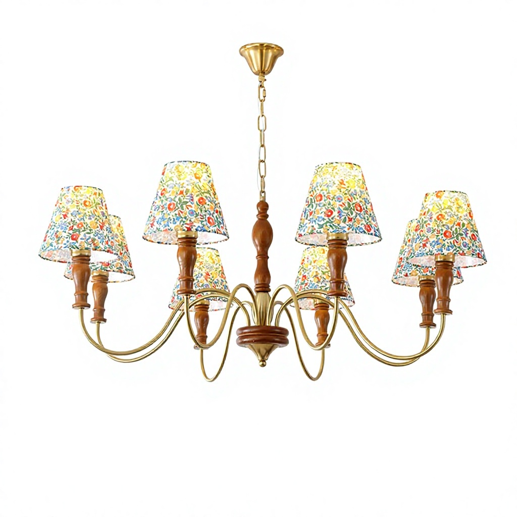 Iron French Medieval Style LED Pendant Light for Living Room Restaurant Bedroom & Study-High-end Retro Design