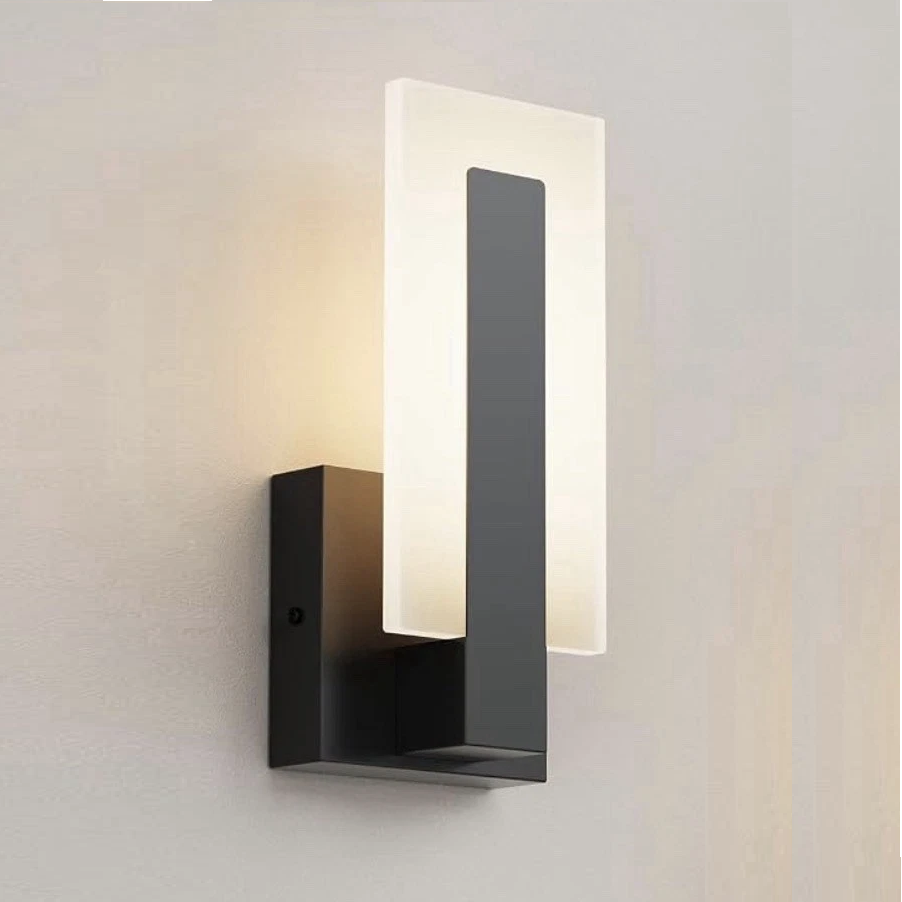 Modern LED Wall Sconces - Black 3000K Warm White Indoor Lighting