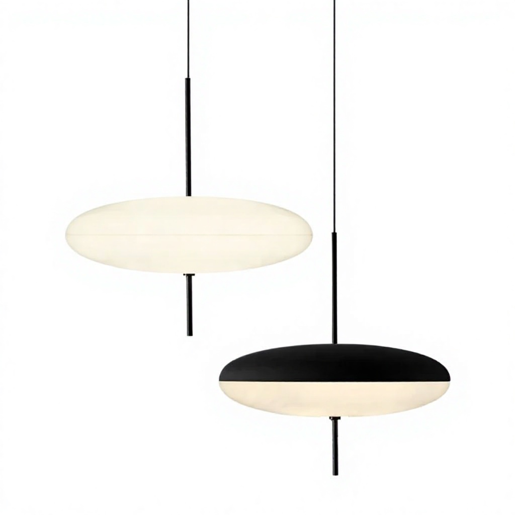 Nordic Acrylic LED Pendant Light Flying Saucer Design Lamp Bedroom Living Room Bar Cafe Office Indoor Simple Home