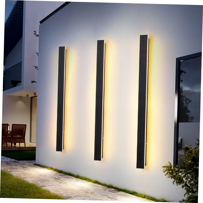 Modern Nordic IP65 LED Strip Lighting Waterproof Linear Lamp for Wall Ceiling Bedroom Hallway Living Room Interior Home Decor