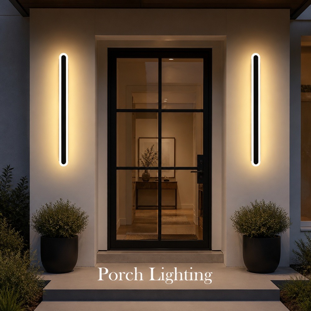 Waterproof Modern LED Outdoor Wall Lamp IP65 for Garden Villa Porch Courtyard Exterior Home Wall Mounted Lighting Fixture Decor
