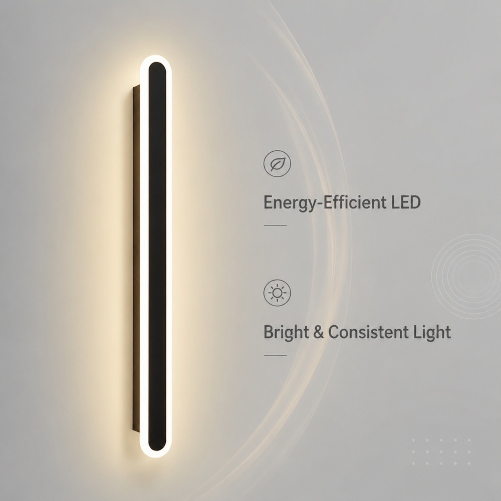 LED Outdoor Wall Light IP65 Waterproof Modern Exterior Lamp for Garden Porch Villa Courtyard Wall Mounted Home Lighting Fixture