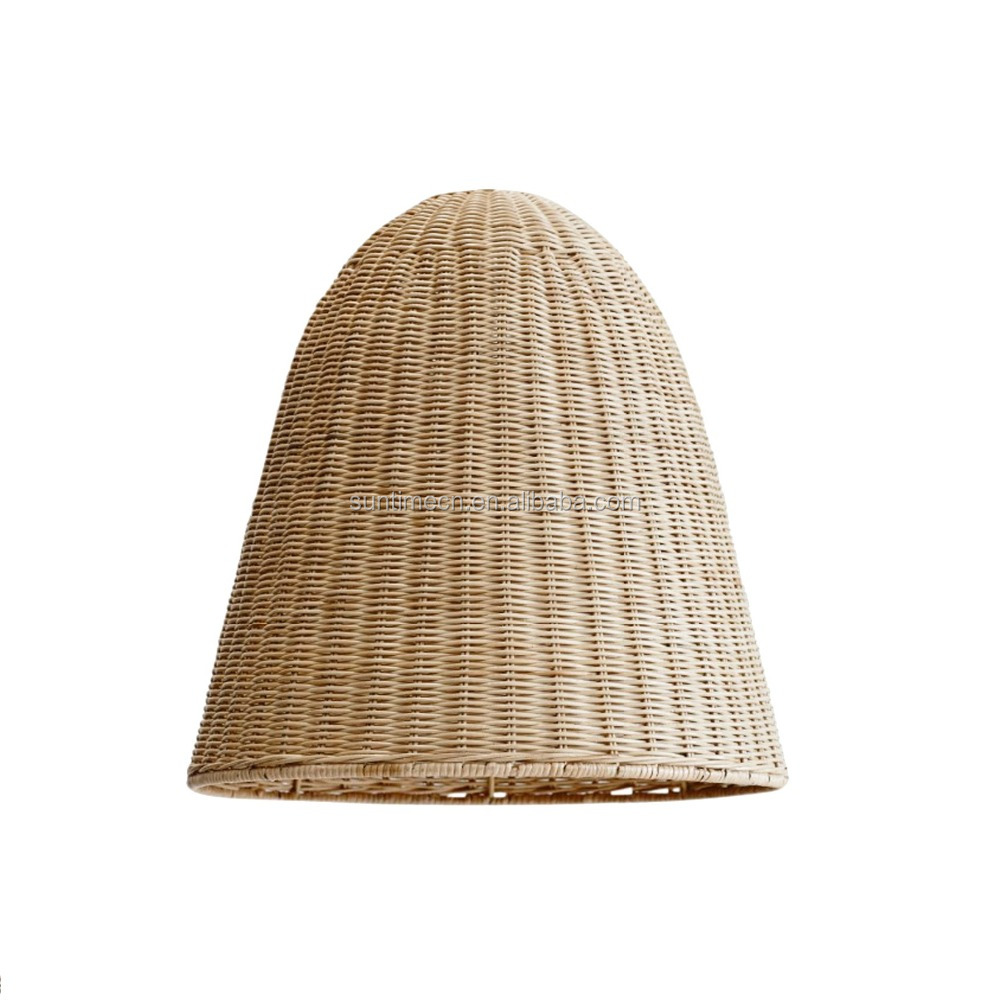 Woven Wicker Basket Lamp Handmade Pendant Lamp Lighting