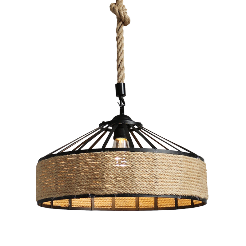 China Factory Industrial Hemp Rope Chandelier for Wholesales