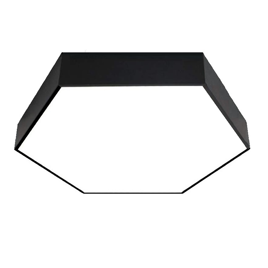 LED Hexagon Office Chandelier Creative Living Room Study Restaurant Deckenleuchte Ceiling Lamp