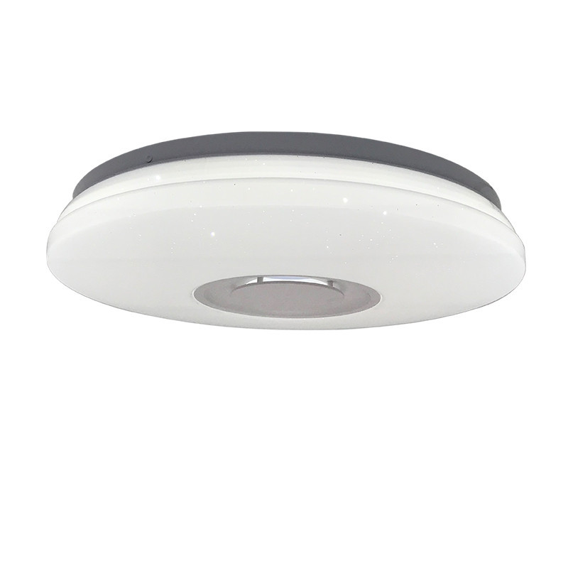 Shinetime Modern 36W LED Ceiling Light Music Speaker Lamp Remote APP Control