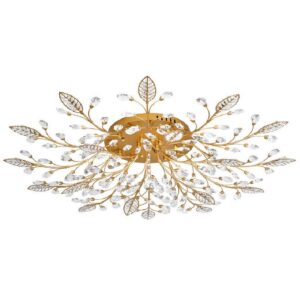 Fancy Ceiling Light LED Crystal Ceiling Lamp Modern Living Room Crystal Lighting